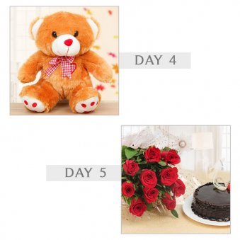 Teddy bear, Roses , choc...